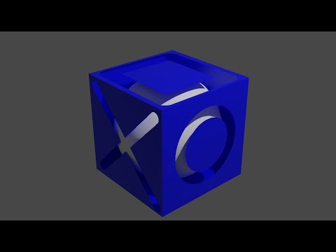 Blender 2.93 Tutorial: How Paint Transparent Holes In Objects.