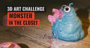 New 3D Art Challenge: Monster in the Closet