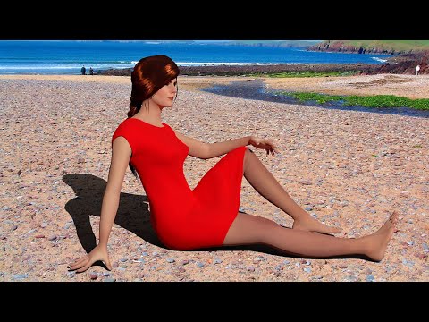 Blender 2.93 Tutorial: How To Make A Simple Dress Cloth Simulation.