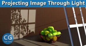 Using a light to project an image like a projector in Blender 3.0