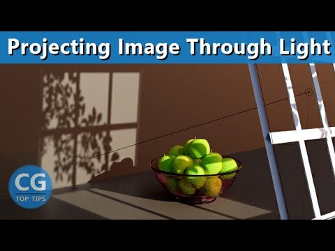 Using a light to project an image like a projector in Blender 3.0