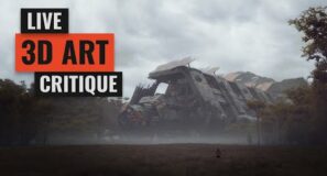 Live 3D Art Critique – Abandoned Space Station Challenge