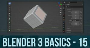 BLENDER BASICS 15: Subdivide, Fill, and Merge