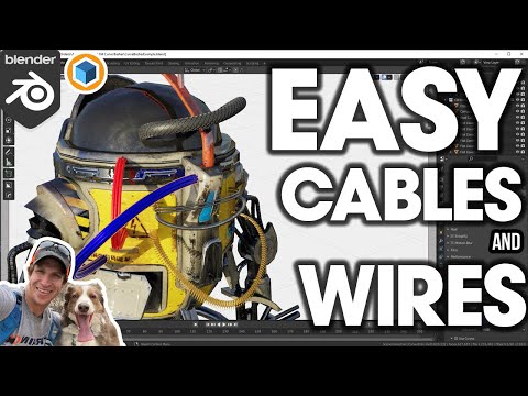 Easy WIRES AND CABLES in Blender with Curve Basher! (On Sale!)