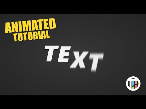 Animated Text Letters Motion Graphic – Blender 3.0 Tutorial