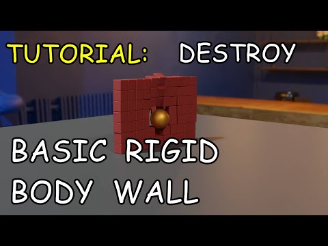 Tutorial: Destroy Basic Rigid Body Wall – Blender