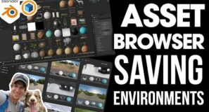 Save HDRI’s and ENVIRONMENTS in the Blender Asset Browser!