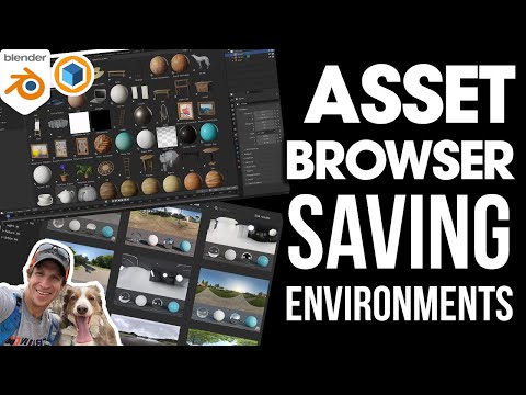 Save HDRI’s and ENVIRONMENTS in the Blender Asset Browser!