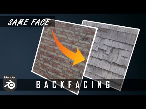 Blender | Two Textures On One Face | Backfacing