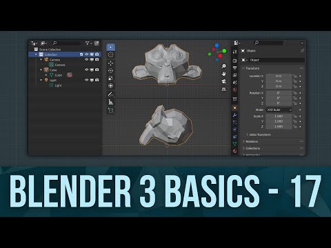 BLENDER 3 BASICS 17: Splitting, Joining, and Swapping Editors