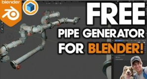 Amazing FREE PIPE GENERATOR for Blender!