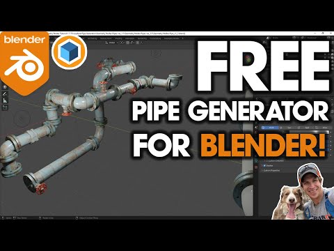 Amazing FREE PIPE GENERATOR for Blender!