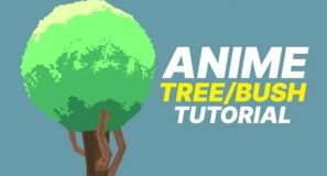 Anime Tree / Bush Tutorial (Cartoon Cell Shading) – Blender 2.92 Eevee