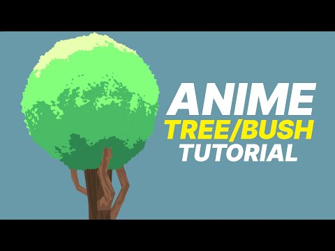 Anime Tree / Bush Tutorial (Cartoon Cell Shading) – Blender 2.92 Eevee