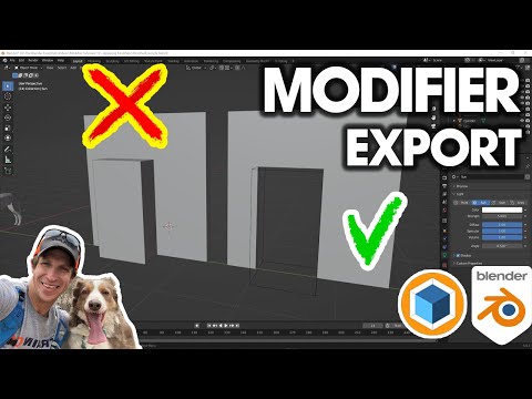 How to Export Blender Models w/Modifiers to External Programs!