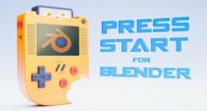 PRESS START –  To Begin Your Blender Journey  (Course Teaser)