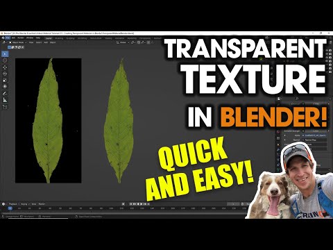How to Add TRANSPARENCY to Textures in Blender!