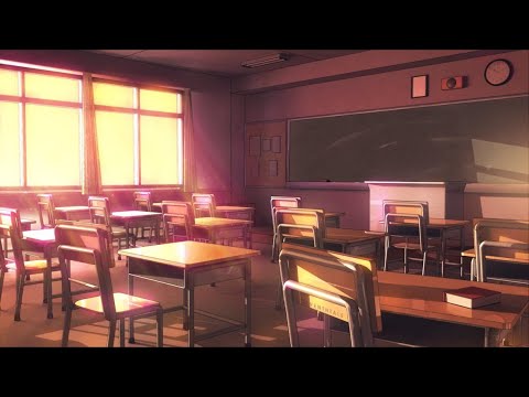 making an anime classroom in blender timelapse