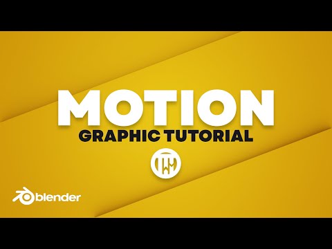 Animated Motion Graphic Background – Blender Tutorial