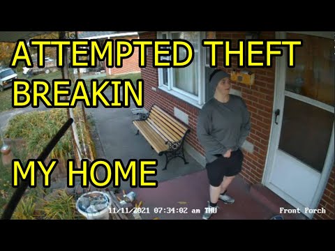 Caught On Camera – Attempted Bike Theft Breakin At My Home