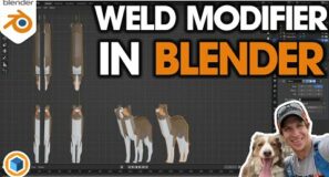 How to Use the WELD MODIFIER in Blender – Complete Tutorial!