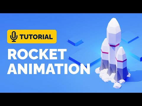Lowpoly Rocket Animation Tutorial in Blender 3.1 – 3D Modeling Process | Polygon Runway
