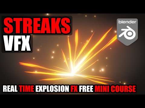 Streaks and smoke – real time VFX in Blender