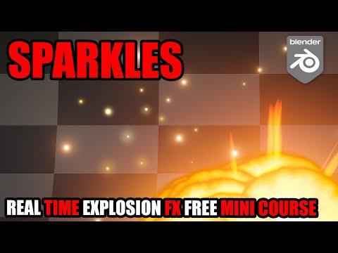 Sparkles and smoke – Explosion VFX tutorial in Blender  – part 03