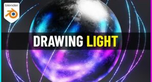 How to DRAW with Light in Blender!