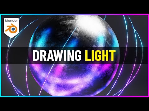 How to DRAW with Light in Blender!