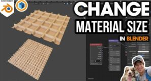 How to Change Material Size in Blender the EASY WAY!