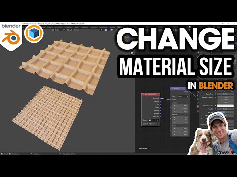 How to Change Material Size in Blender the EASY WAY!
