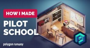 Pilot School Room in Blender 3.0 – 3D Modeling Process | Polygon Runway