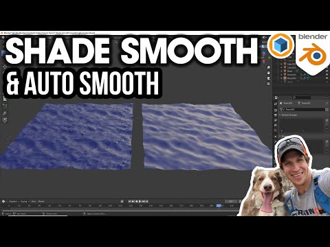 Using SHADE SMOOTH and AUTO SMOOTH in Blender – Smoothing Step By Step!