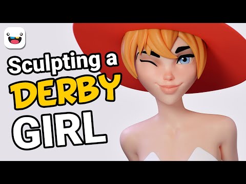 3D Sculpting a Derby Girl