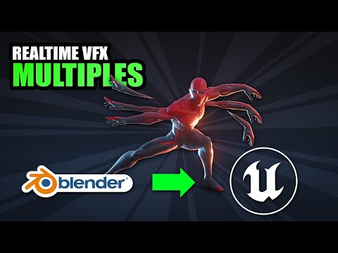 Blender to Unreal VFX tutorial : Multiples Smear