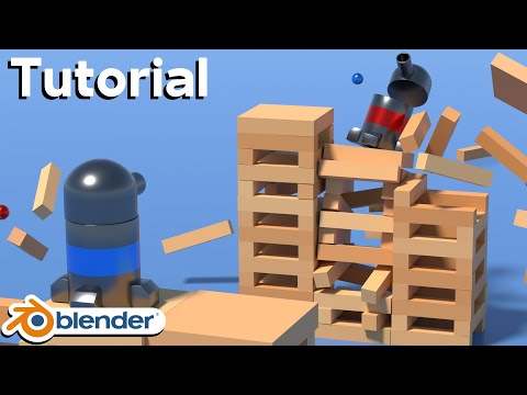 Plank Tower Physics Battle (Blender Tutorial)