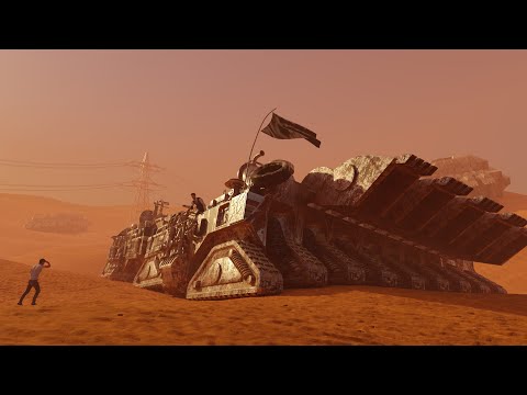 creating a futuristic desert rig vehicle in blender timelapse