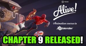 Blender animation course Alive! chapter 9 released
