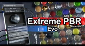 get over 1100 extreme pbr materials for blender