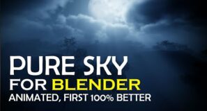 pure sky addon for blender real animated skys god rays and so on