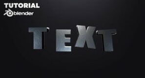 Animated Text Style Intro – Blender Tutorial Eevee