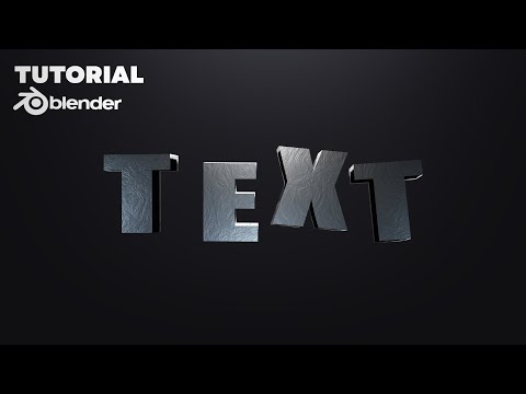 Animated Text Style Intro – Blender Tutorial Eevee