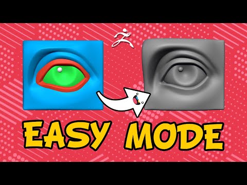 How to Sculpt Eyes in 3 Minutes – ZBrush Tutorial