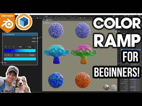 How to Use the COLOR RAMP Node in Blender! (Beginner Tutorial)
