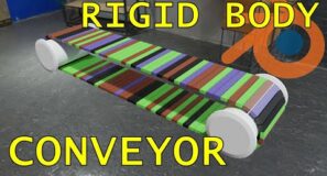 Rigid Body Conveyor Test – Blender