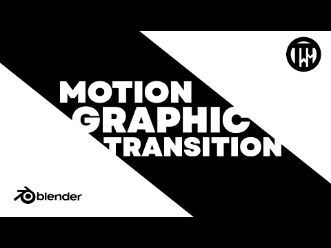Opening Transition Motion Graphic – Blender Tutorial