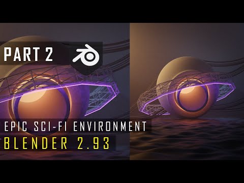 Epic Sci-Fi Enviro | Blender Tutorial [Part2]