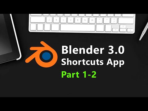 Blender 3D Keyboard Shortcuts Android Application_ Part 1-2