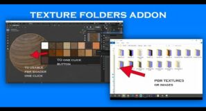 how to use blender texture folders addon